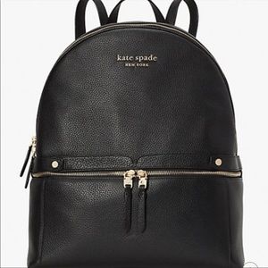 Kate Spade Large Black Backpack